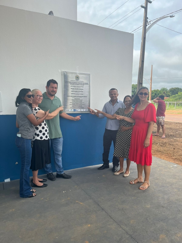 Inauguração da Quadra Poliesportiva da Escola Rural Antônio de Freitas Louzeiro
